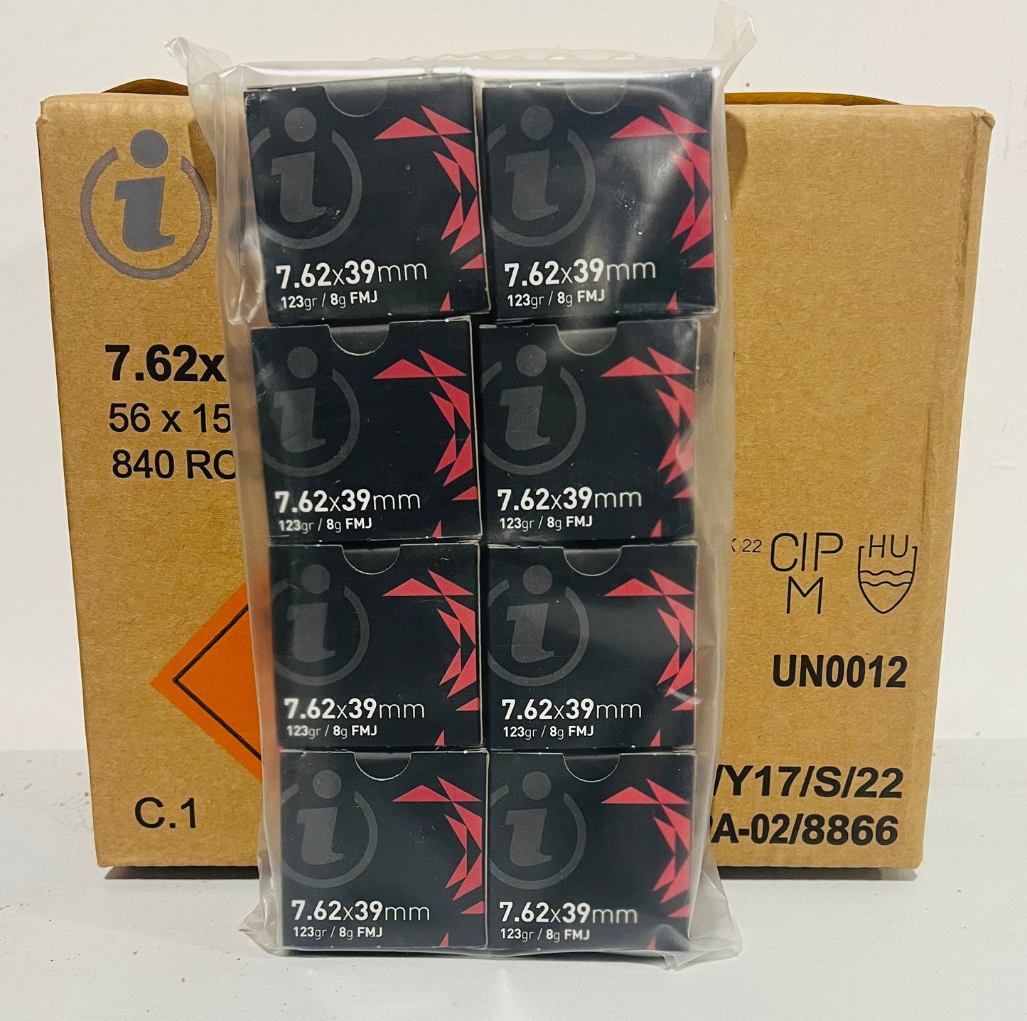 Igman 7.62x39 Ammo 123 Grain FMJ 480 rounds