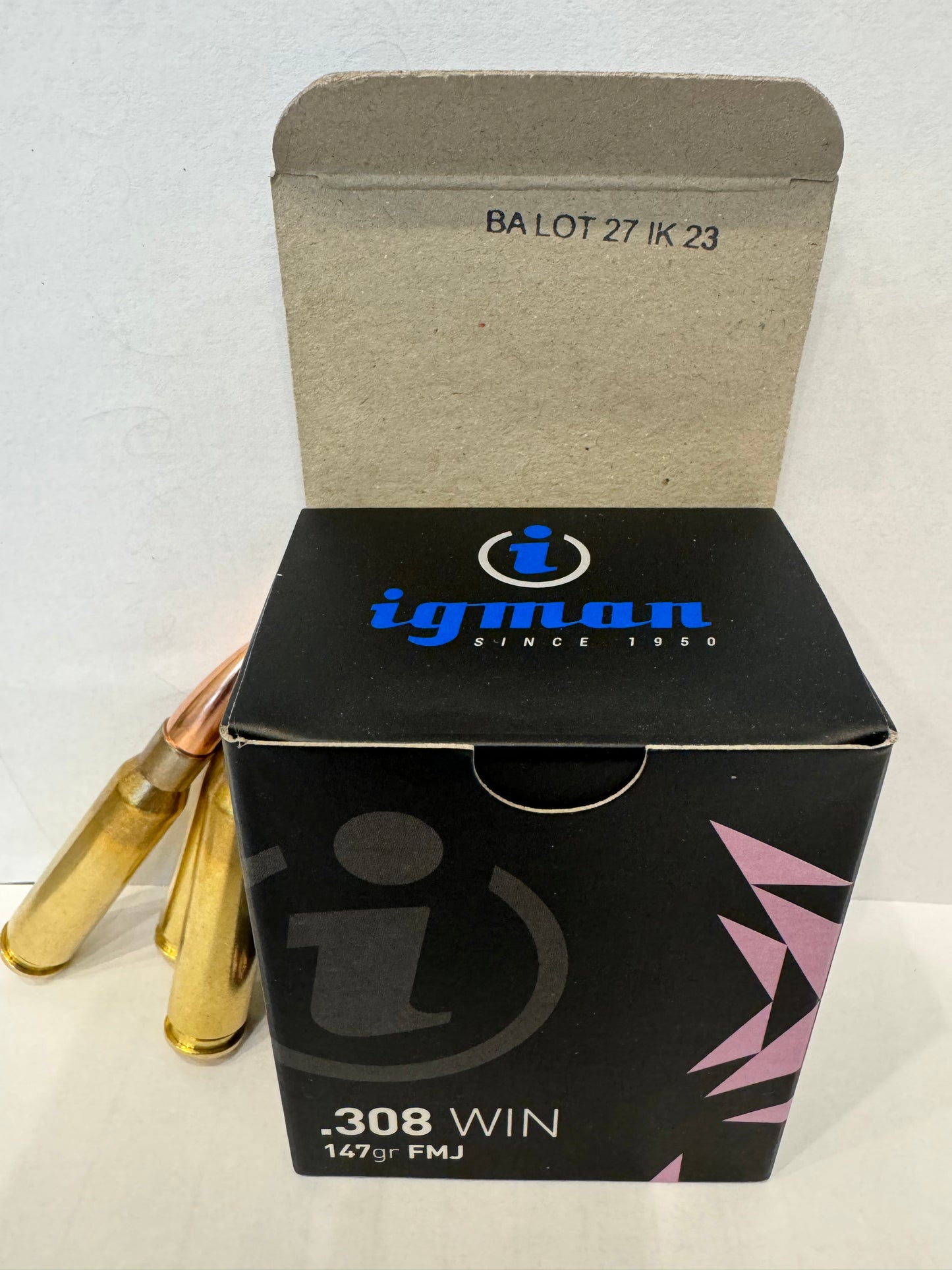 Igman 308 Winchester Ammo 147 Grain FMJ 800 rounds