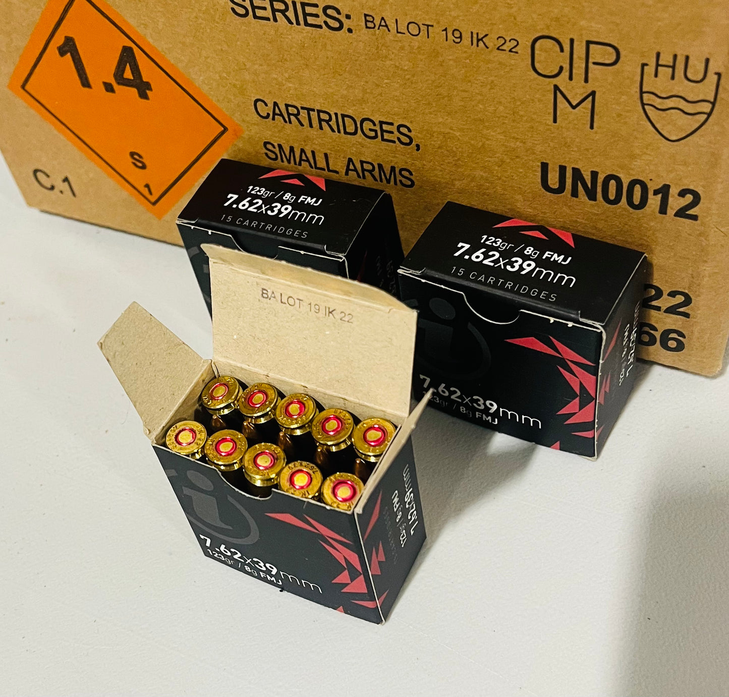 Igman 7.62x39 Ammo 123 Grain FMJ 480 rounds